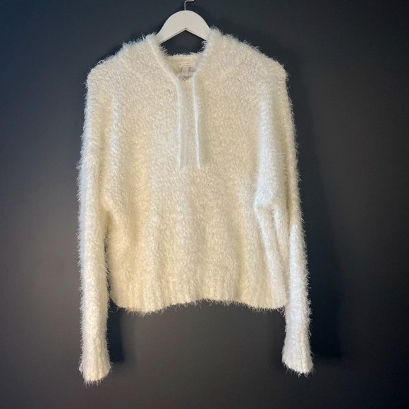 Lauren Conrad Light Sweater Hoodie Soft Light Size - Picture 1 of 4